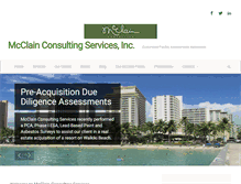 Tablet Screenshot of consultmcclain.com